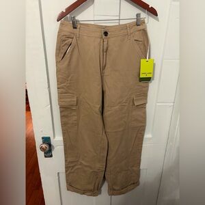 NWT Sandy Liang x Target Nomad Straight Leg Pocket Pants in khaki.